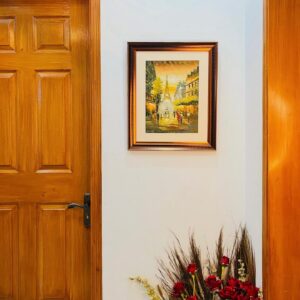 Golden Evening in Paris – Handmade Oil Painting